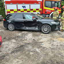 Stłuczka na DK10. Ford mondeo zderzył się z volkswagenem <font color=
