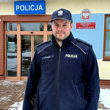 Podziękowania dla dzielnicowego z Łochowa za reakcję na krzywdę zwierząt