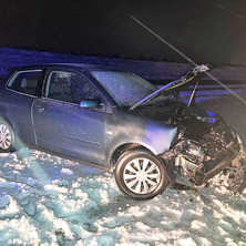 Kolizja osobówki na S5. Na szczęście nikt nie odniósł obrażeń