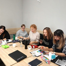 Kadra pedagogiczna z gminy Dobrcz na szkoleniach w ramach projektu